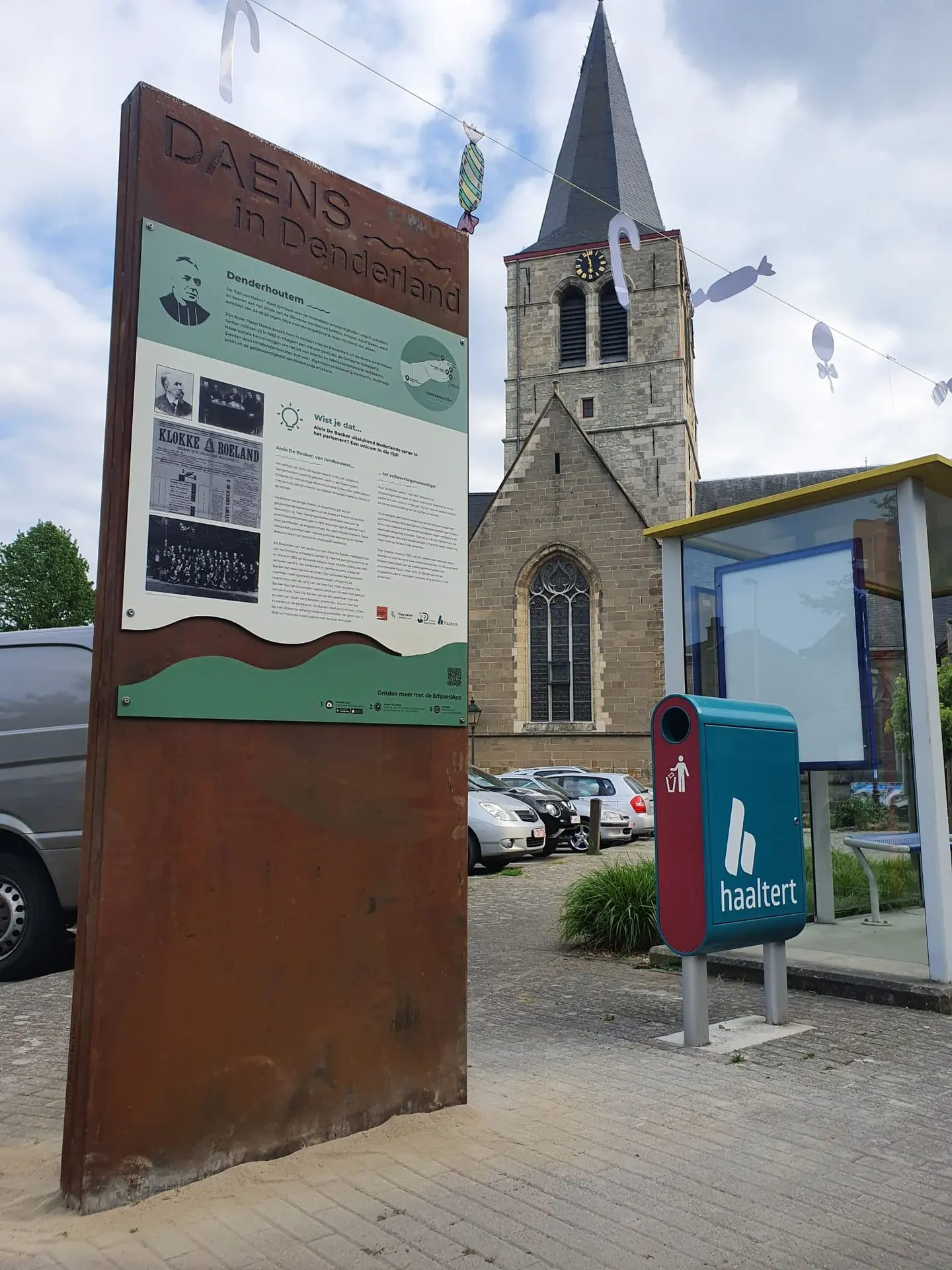 Cortenstaal infozuil