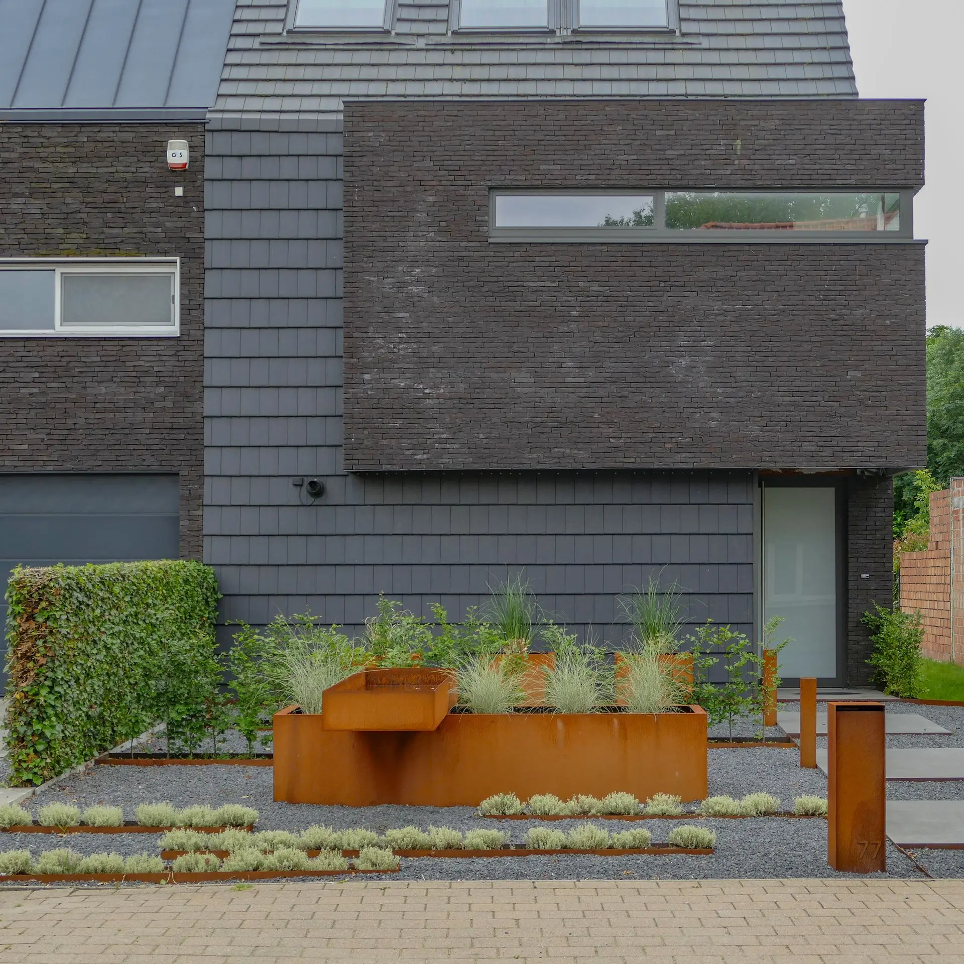 Cortenstaal tuin