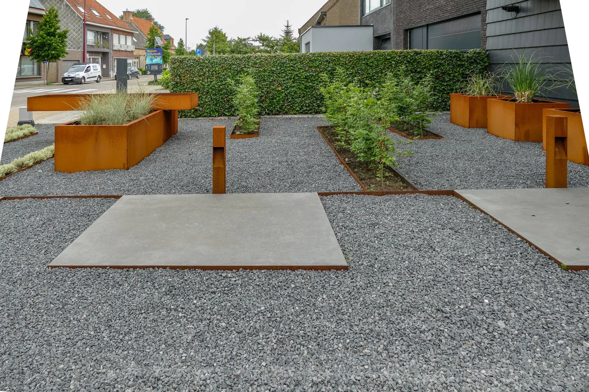 Cortenstaal tuin