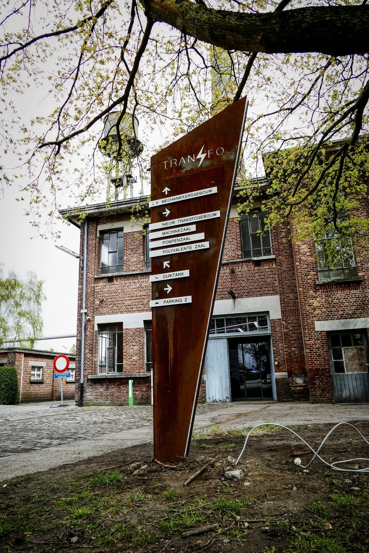 Cortenstaal infozuil