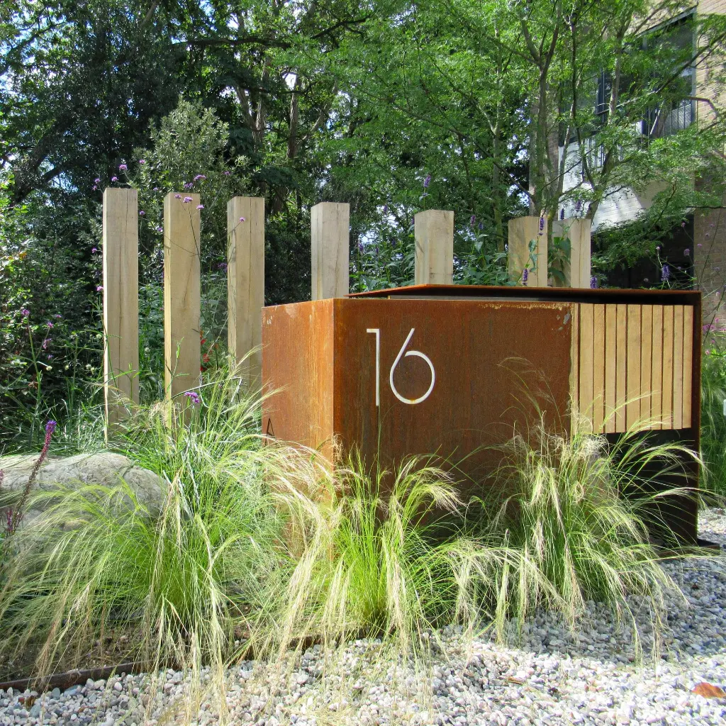 Brievenbus Powertex Cortenstaal 3.webp