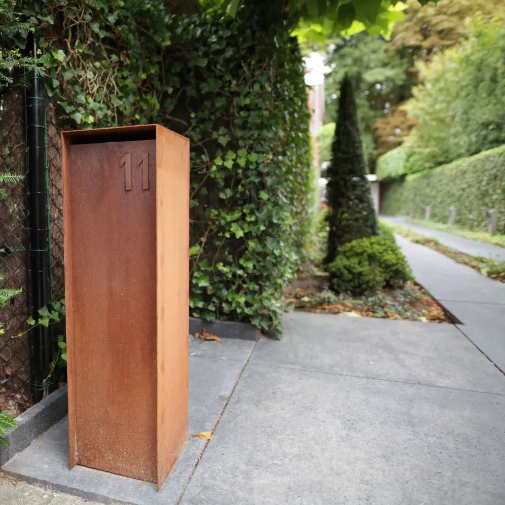 Brievenbus Straight Cortenstaal-4.webp