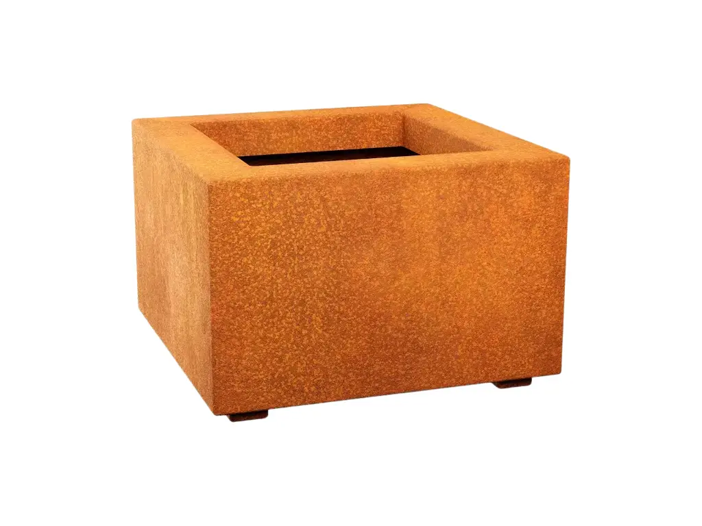 Bloembak BAJO : Vierkant en laag (L1200 B1200 H600)