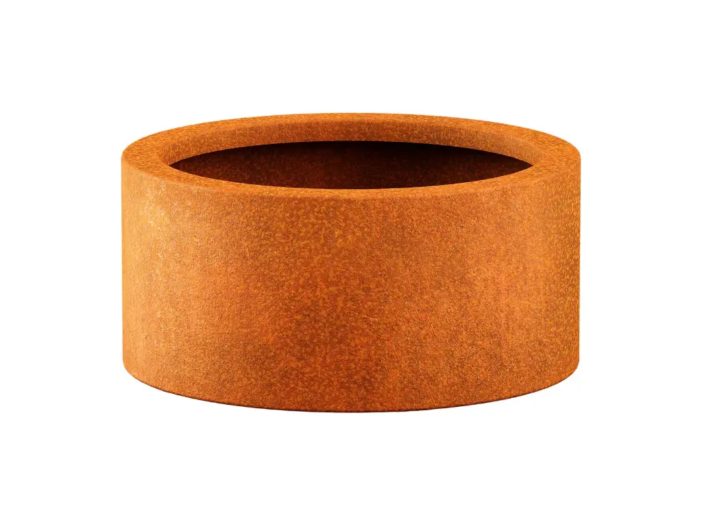 Bloembak CIRCULO : Rond en laag