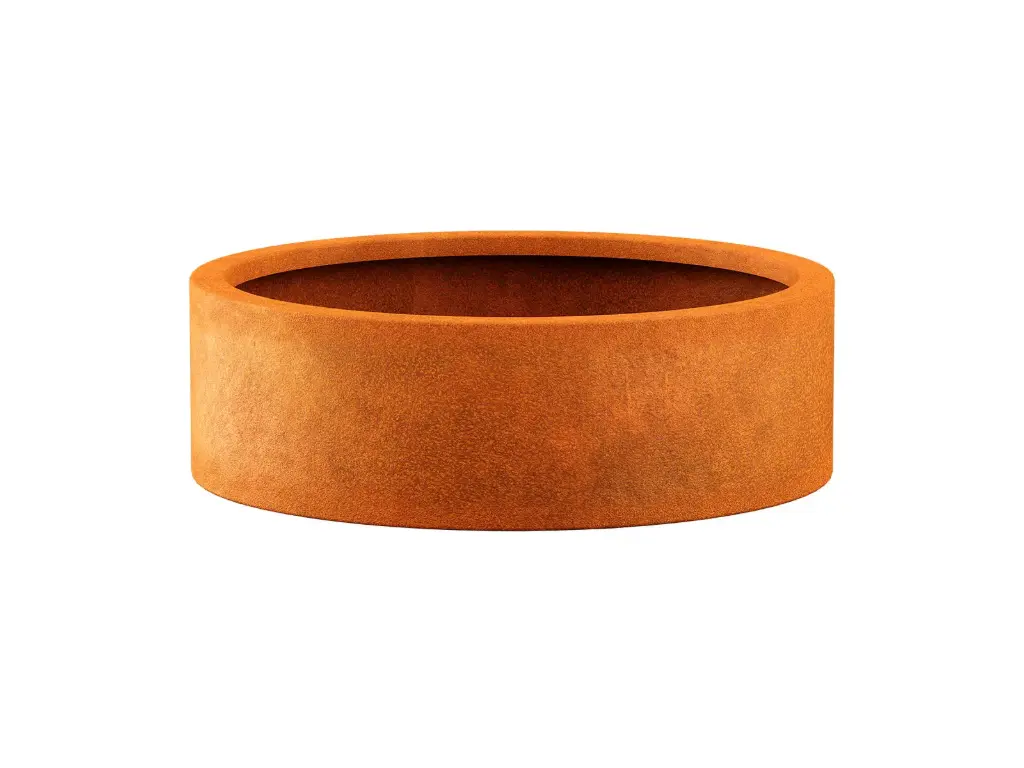 Bloembak CIRCULO : Rond en laag