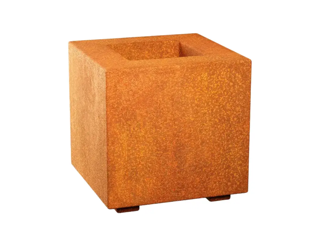 Bloembak CUBO : Klein en kubusvormig (L300 B300 H300)