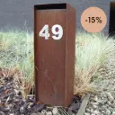 Brievenbus Straight Cortenstaal