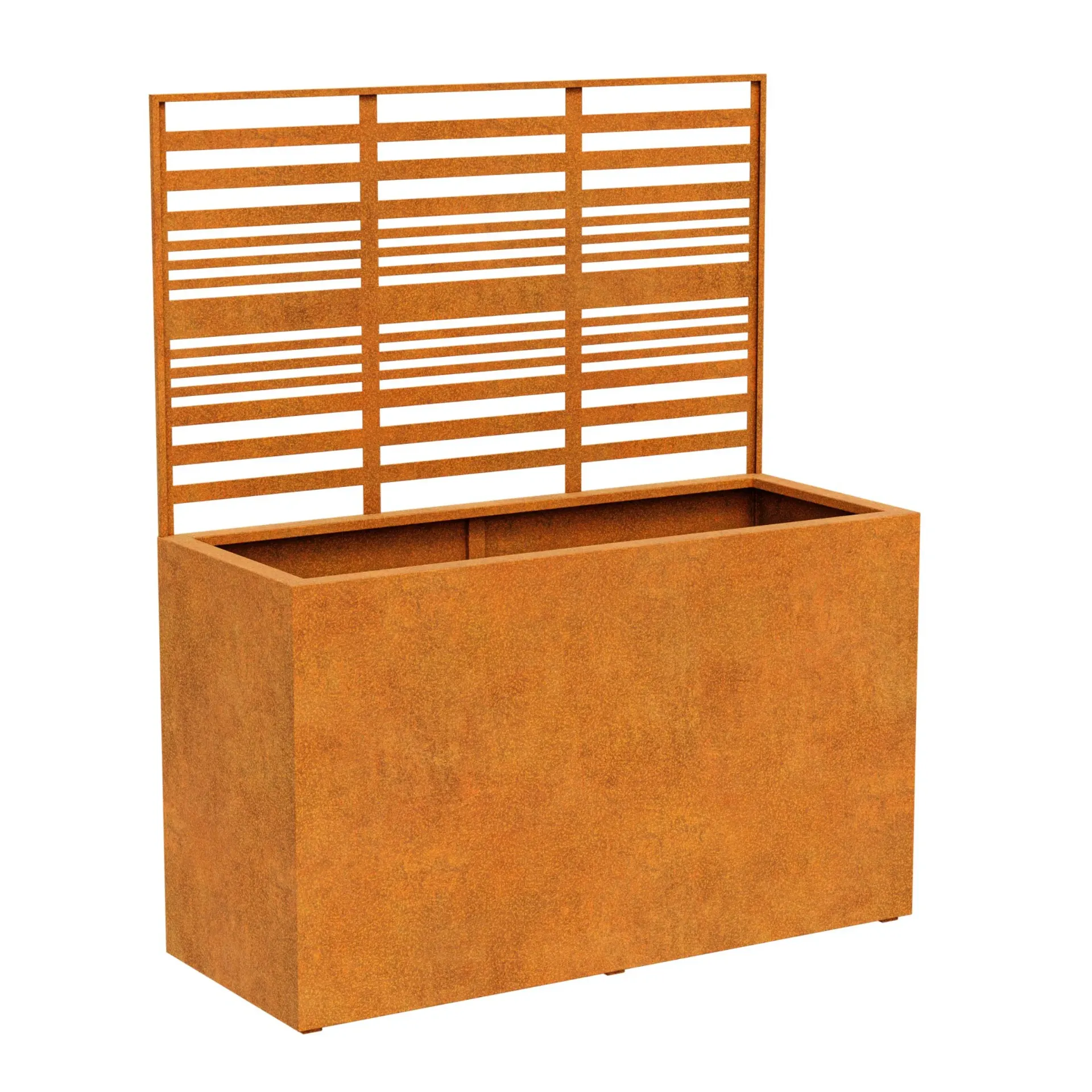 [COVERRA 1A] Hoge bloembak COVERRA 1 met klimop rek (L1200 B600 H1800)