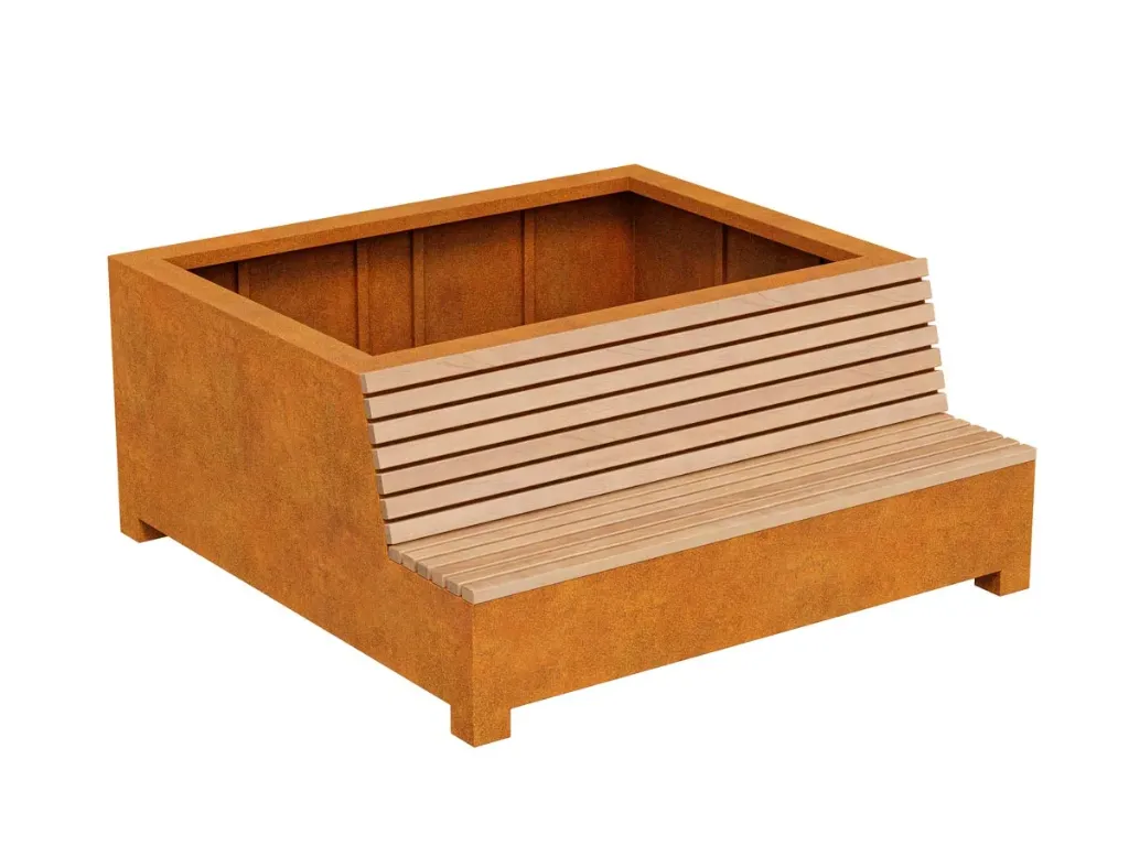 Ziteiland BASTIDOR met planter