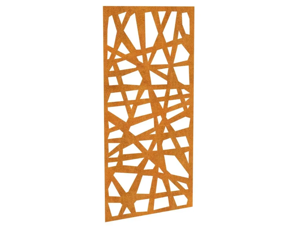 Opengewerkt tuinpaneel DECORA lijnenspel