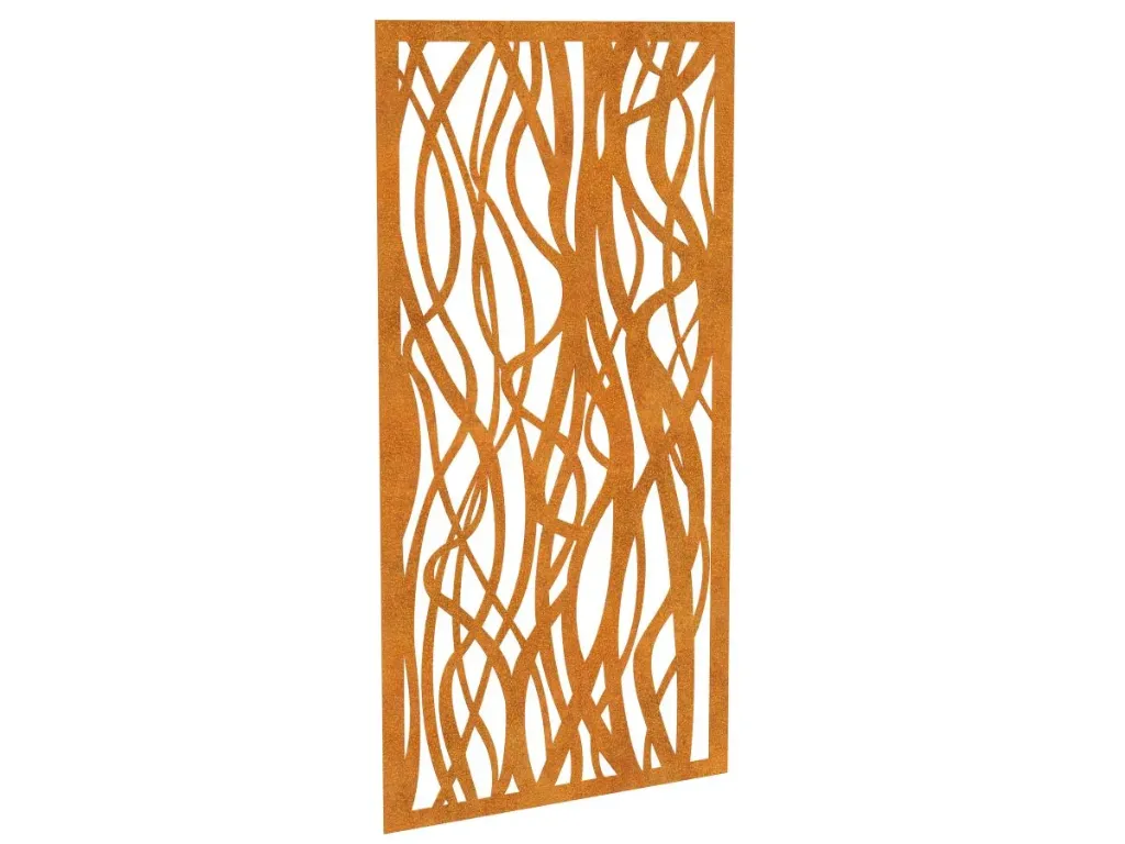 Opengewerkt tuinpaneel organische contouren DECORA 9